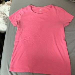 Women's Crewneck Short Sleeve Tee - Pink